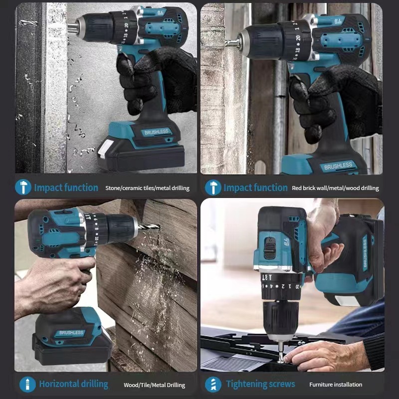 21V Brushless Electric Drill