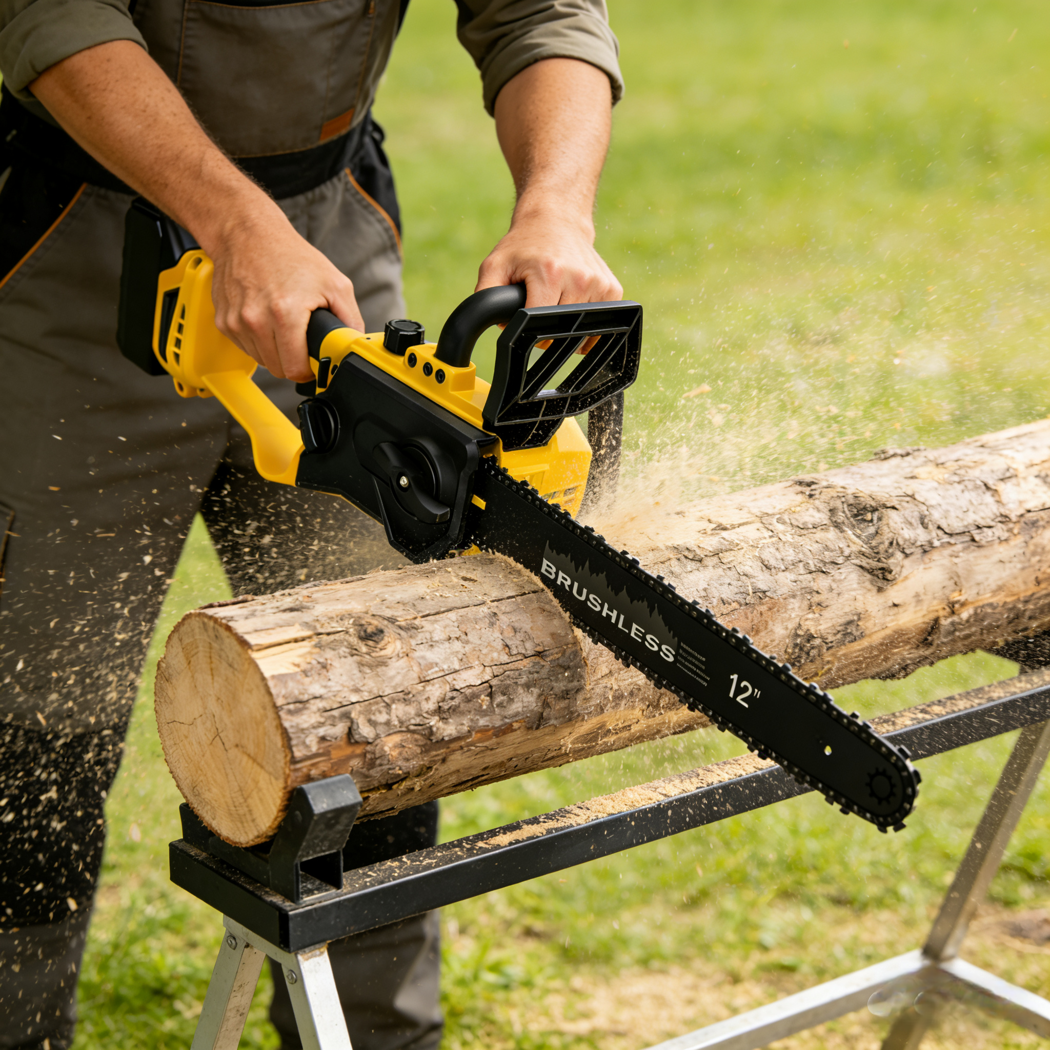 21V Brushless Electric Chain Saw